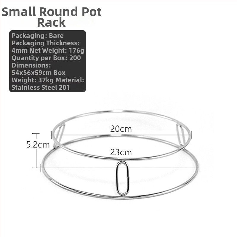 Kaiwang рафт за кухня от неръждаема стомана за гювечи и пароварки, двойно ниво, топлоизолационна подложка, мултифункционален