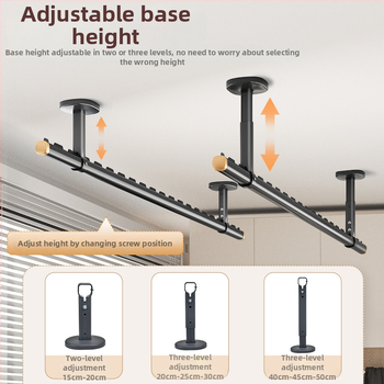 Fém ruhaszárító rúd – hálószoba számára, bevezetés 2024, East tai, modern minimalista stílus