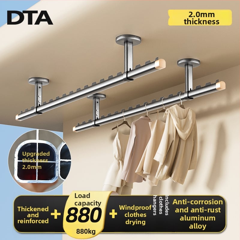 Fém ruhaszárító rúd – hálószoba számára, bevezetés 2024, East tai, modern minimalista stílus