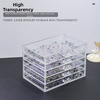 GNDG Box na nechty pre šperky, plastový, OEM, čistá hmotnosť 1026 g