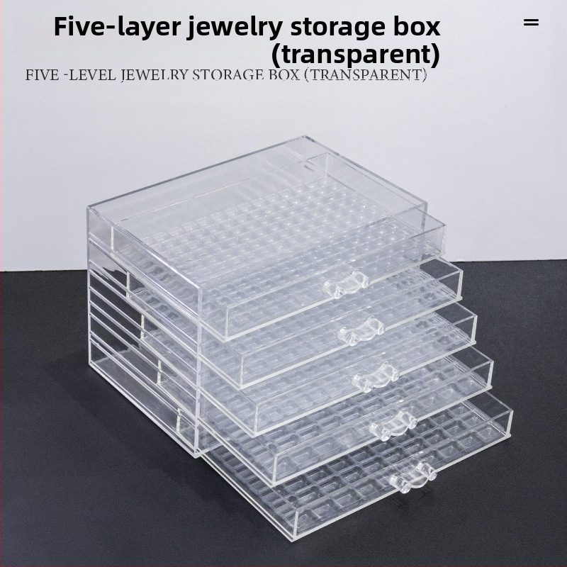 GNDG Box na nechty pre šperky, plastový, OEM, čistá hmotnosť 1026 g