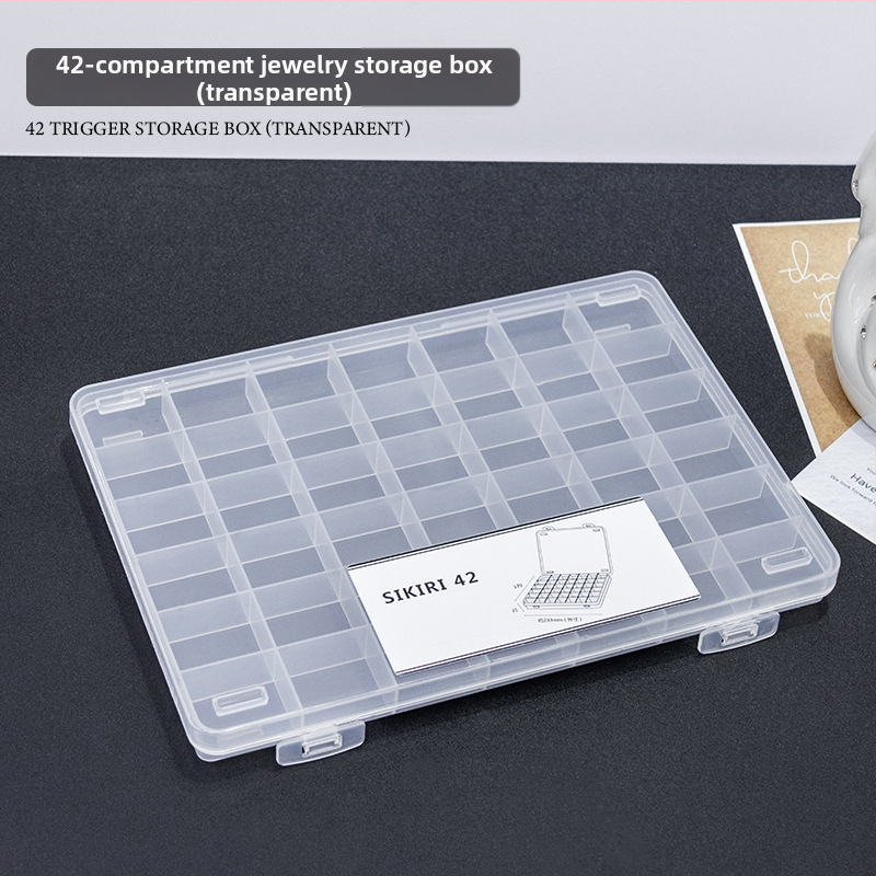 GNDG Box na nechty pre šperky, plastový, OEM, čistá hmotnosť 1026 g