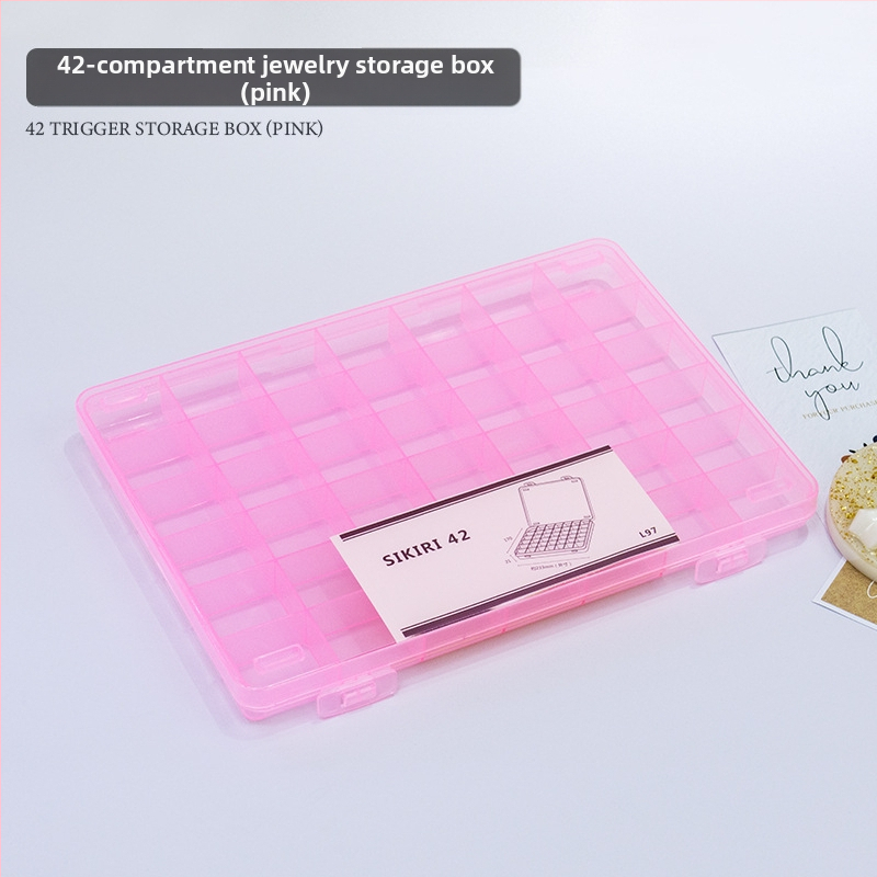 GNDG Box na nechty pre šperky, plastový, OEM, čistá hmotnosť 1026 g