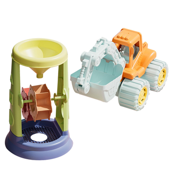 Jucării de plajă pentru copii: unelte de săpat în nisip, joacă în apă, plastic, Zhibei (material: plastic; marcă: Zhibei; vârstă: 0–3 ani; categorie: jucării de plajă; pentru joacă în apă)