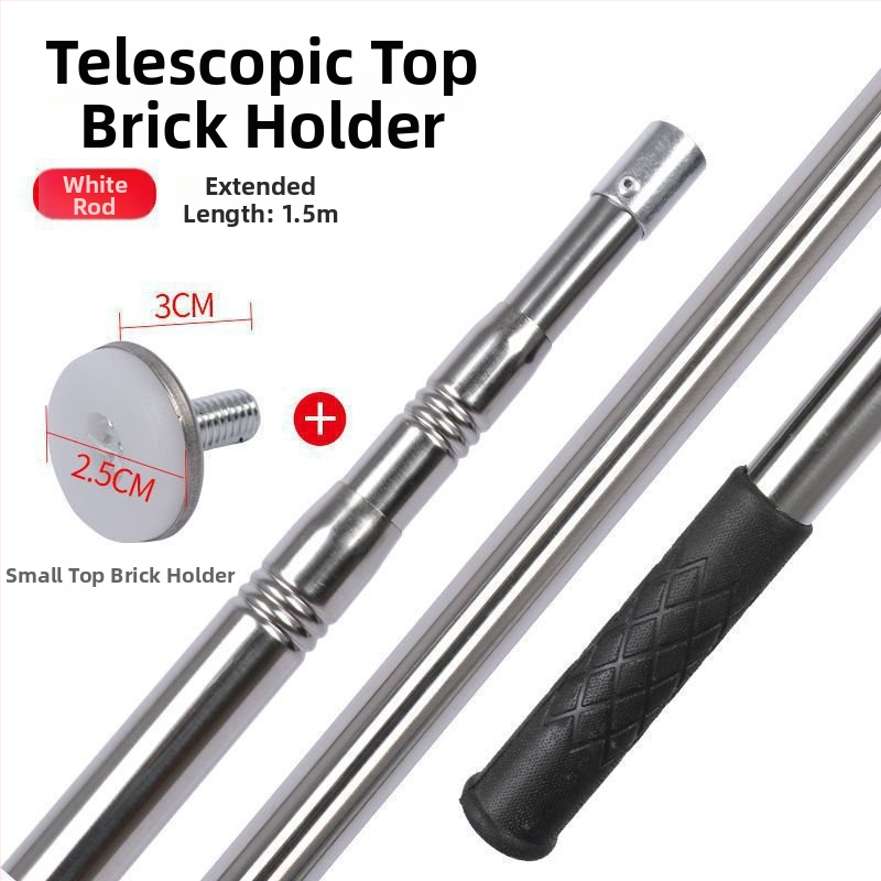 Rozsdamentes acélból készült teleszkópos fürdőszobai oszlop a balkonon történő ruhaszárításhoz