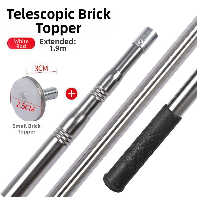 Rozsdamentes acélból készült teleszkópos fürdőszobai oszlop a balkonon történő ruhaszárításhoz