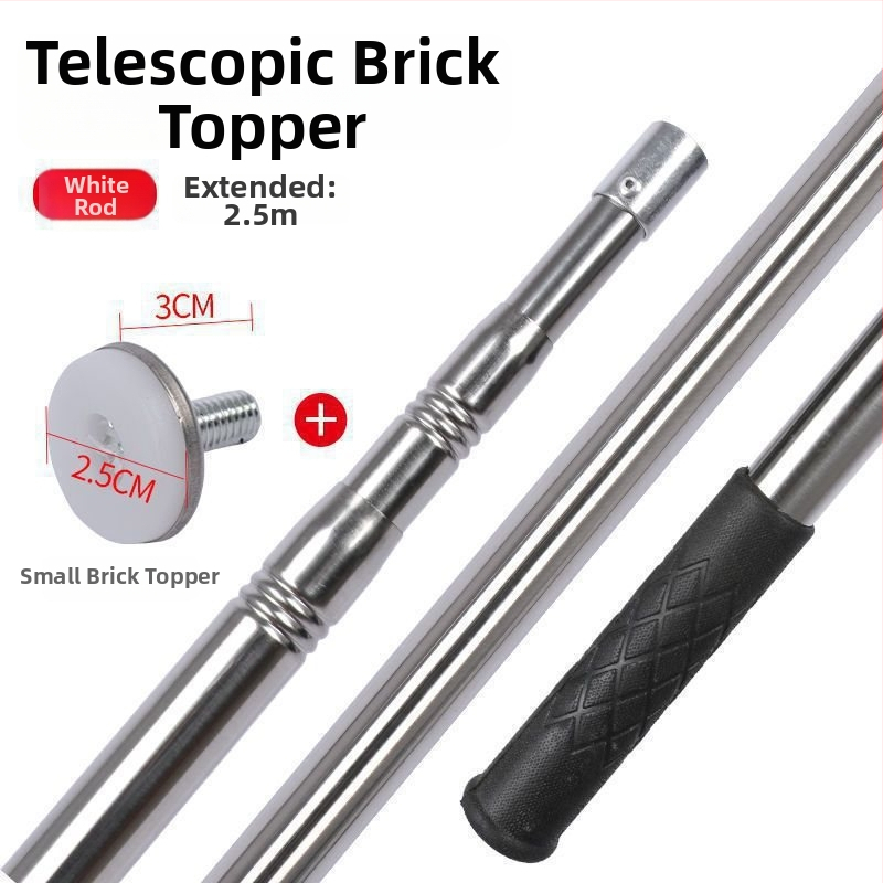 Rozsdamentes acélból készült teleszkópos fürdőszobai oszlop a balkonon történő ruhaszárításhoz