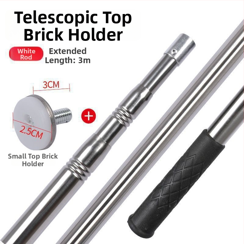 Rozsdamentes acélból készült teleszkópos fürdőszobai oszlop a balkonon történő ruhaszárításhoz