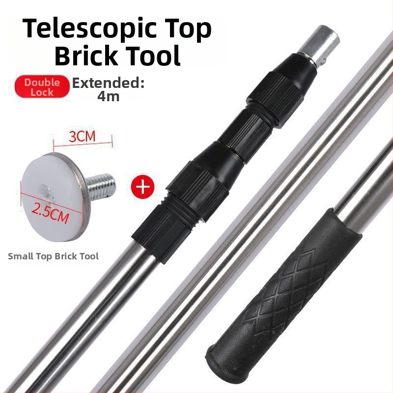 Rozsdamentes acélból készült teleszkópos fürdőszobai oszlop a balkonon történő ruhaszárításhoz