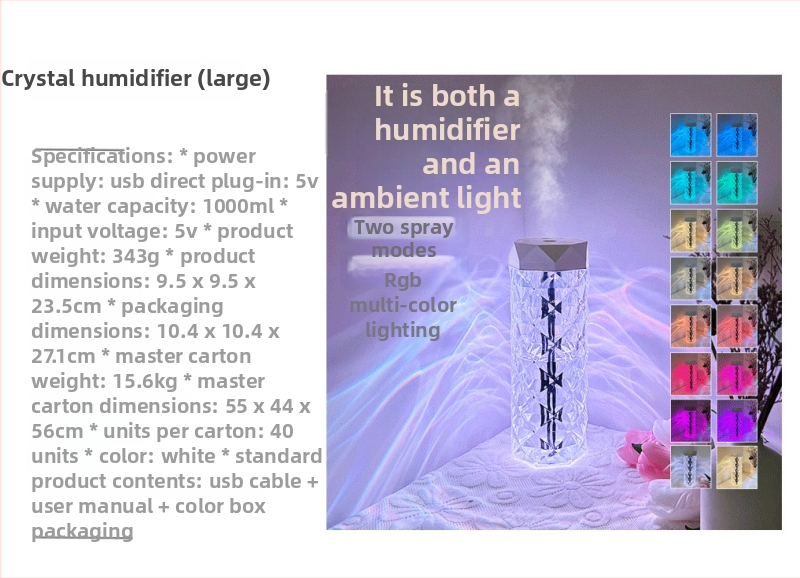 Υγραντήρας X6 με 3 εξόδους ομίχλης (δεξαμενή νερού 2,6–4 L, τροφοδοσία USB, κατάλληλο για χώρους έως 10 m²)