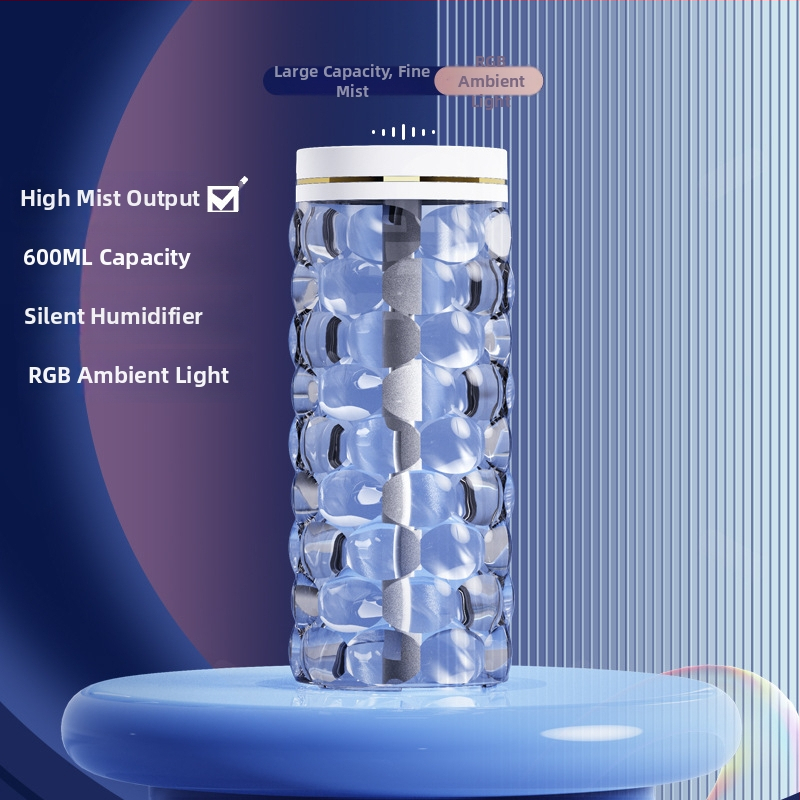 Υγραντήρας X6 με 3 εξόδους ομίχλης (δεξαμενή νερού 2,6–4 L, τροφοδοσία USB, κατάλληλο για χώρους έως 10 m²)