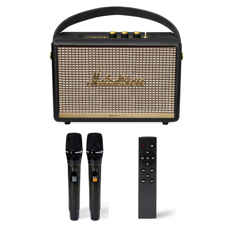 MELODIC Melody Rose 03 Boxă Bluetooth wireless cu microfon karaoke — pentru exterior, portabilă, 4 difuzoare, baterie 6000mAh, Bluetooth 5.3, 130W, 60Hz-15kHz
