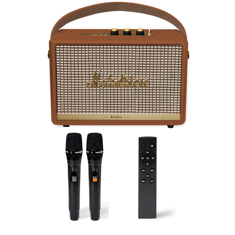 MELODIC Melody Rose 03 Boxă Bluetooth wireless cu microfon karaoke — pentru exterior, portabilă, 4 difuzoare, baterie 6000mAh, Bluetooth 5.3, 130W, 60Hz-15kHz