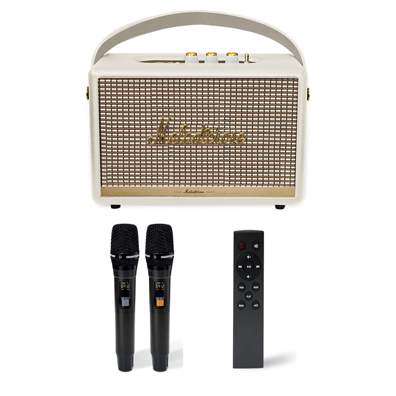 MELODIC Melody Rose 03 Boxă Bluetooth wireless cu microfon karaoke — pentru exterior, portabilă, 4 difuzoare, baterie 6000mAh, Bluetooth 5.3, 130W, 60Hz-15kHz