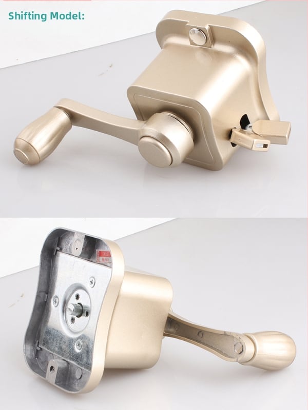 Erkélyi ruhaszárító kézi tekerő - alumíniumötvözet