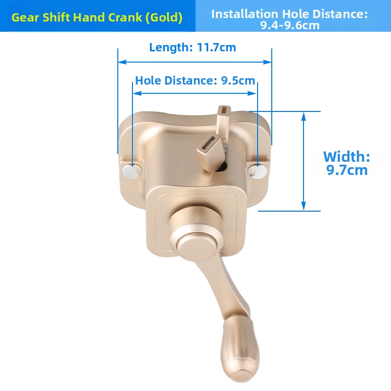 Erkélyi ruhaszárító kézi tekerő - alumíniumötvözet
