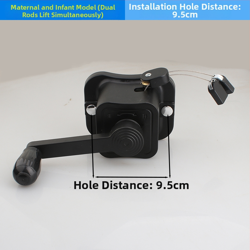 Erkélyi ruhaszárító kézi tekerő - alumíniumötvözet