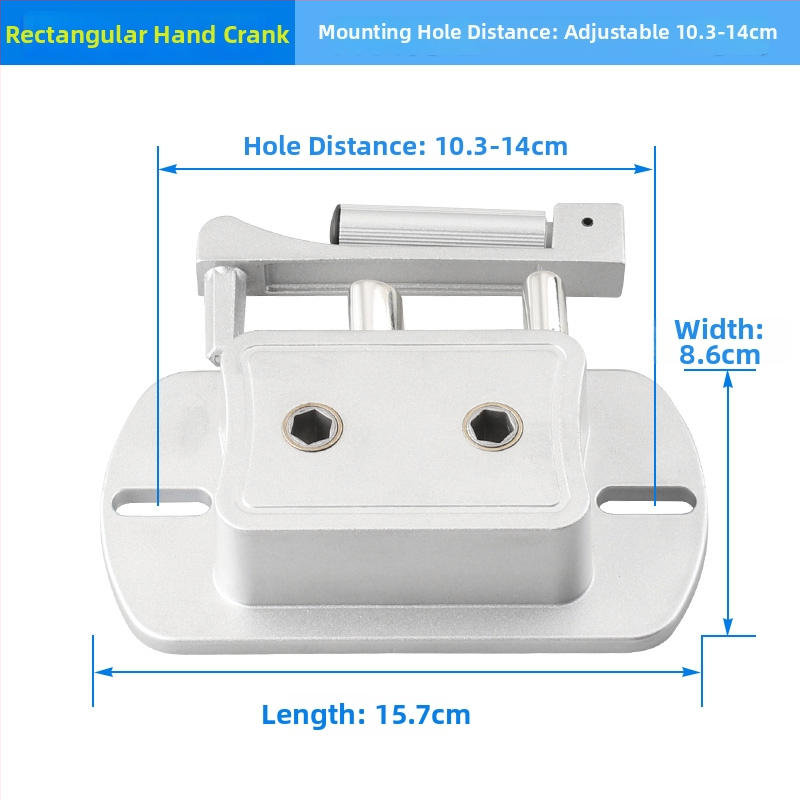 Erkélyi ruhaszárító kézi tekerő - alumíniumötvözet