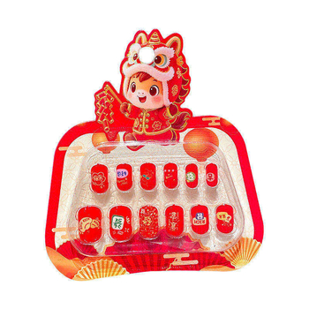 Παιδικά αυτοκόλλητα νυχιών - Σχέδιο Πριγκίπισσα, Χριστουγεννιάτικο στυλ, Αριθμός παραγωγής ym4748