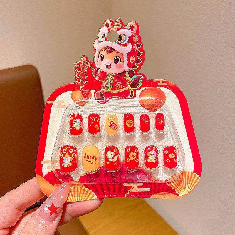 Παιδικά αυτοκόλλητα νυχιών - Σχέδιο Πριγκίπισσα, Χριστουγεννιάτικο στυλ, Αριθμός παραγωγής ym4748