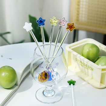 Staklena žličica za kavu u japanskom stilu, moguć tisak logotipa, brend Miss Jiang