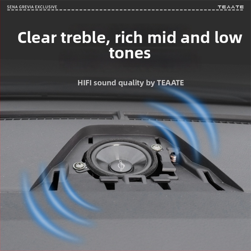 Autó középsugárzó a Toyota Sienna, Lexus ES és Genesis számára — 4 Ω, 88 dB, 45 Hz–25 kHz, 12 V, torzítás 1%