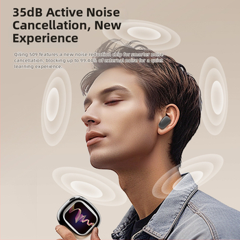 S09 MP3 Bluetooth slúchadlá s slotom na kartu, in-ear, digitálny displej, dosah 15 m, BT 5.4, 4-8 h výdrž batérie, IPX4 odolnosť voči vode