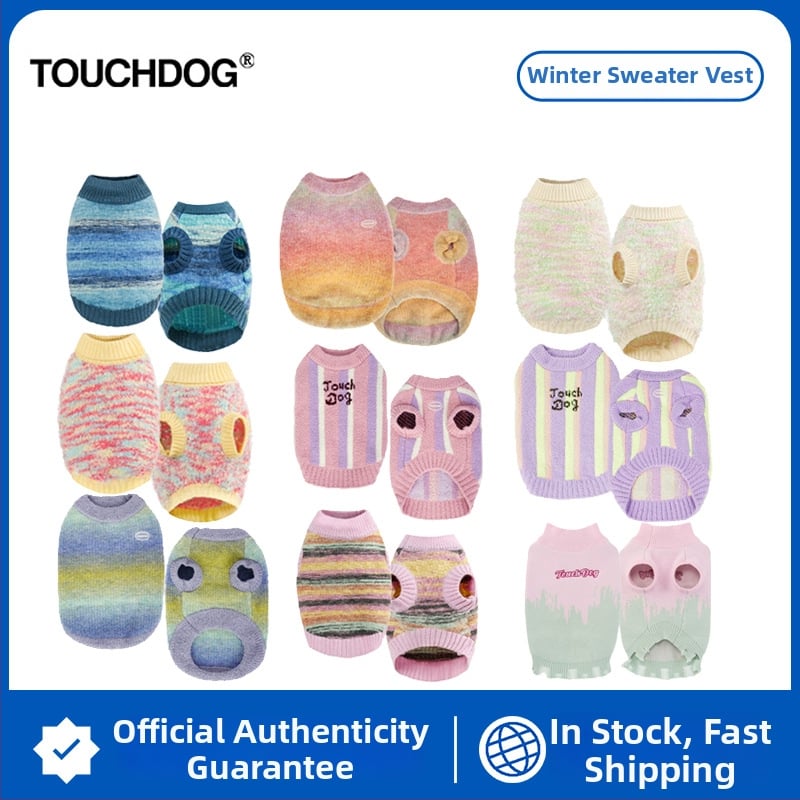 Touchdog it it Prsluk za kućne ljubimce - sladak stil, materijal: mikinasta tkanina, za mačke i pse