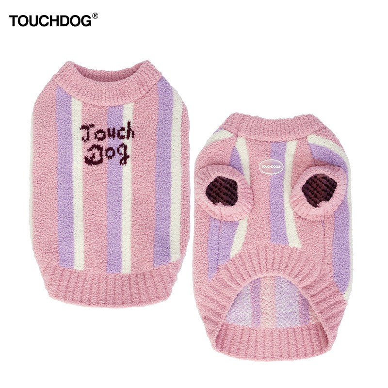 Touchdog it it Prsluk za kućne ljubimce - sladak stil, materijal: mikinasta tkanina, za mačke i pse