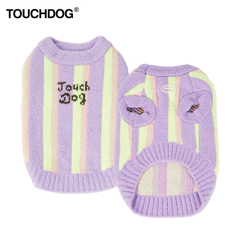 Touchdog it it Prsluk za kućne ljubimce - sladak stil, materijal: mikinasta tkanina, za mačke i pse