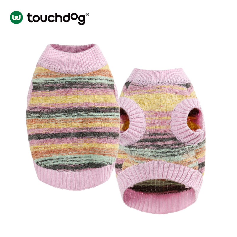 Touchdog it it Prsluk za kućne ljubimce - sladak stil, materijal: mikinasta tkanina, za mačke i pse