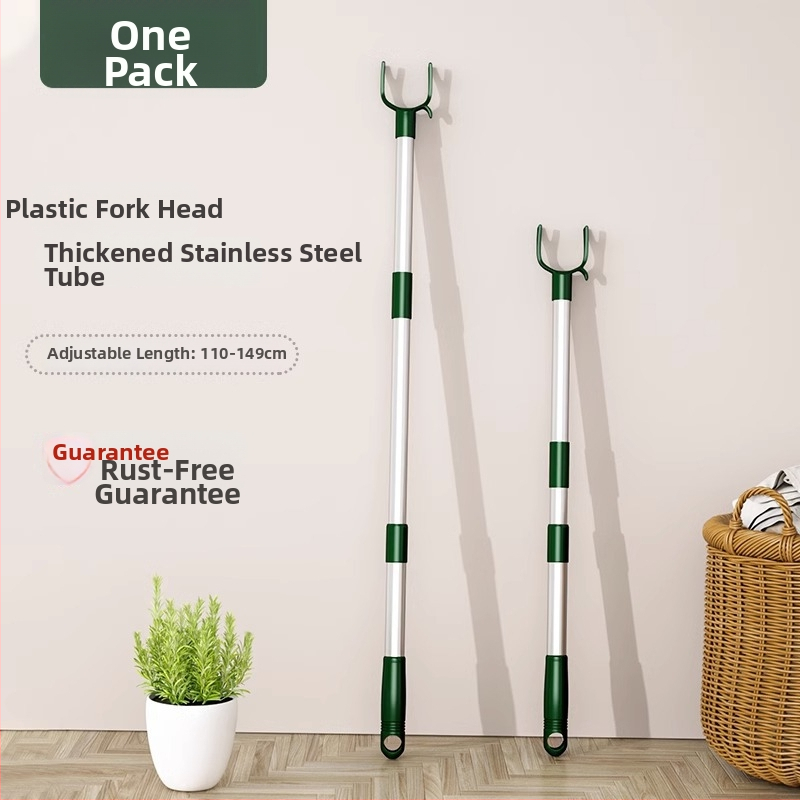 Rozsdamentes acélból készült ruhaszárító rúd, teleszkópos, ruhák és ágyneműk szárítására, modern minimalist stílus, Chef Joon márka