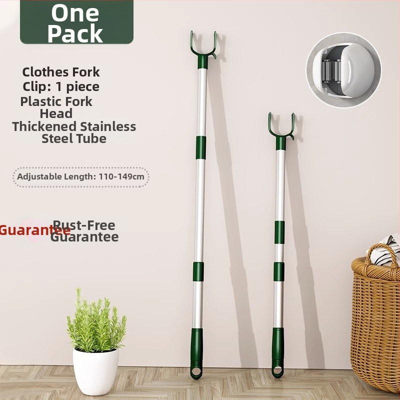 Rozsdamentes acélból készült ruhaszárító rúd, teleszkópos, ruhák és ágyneműk szárítására, modern minimalist stílus, Chef Joon márka