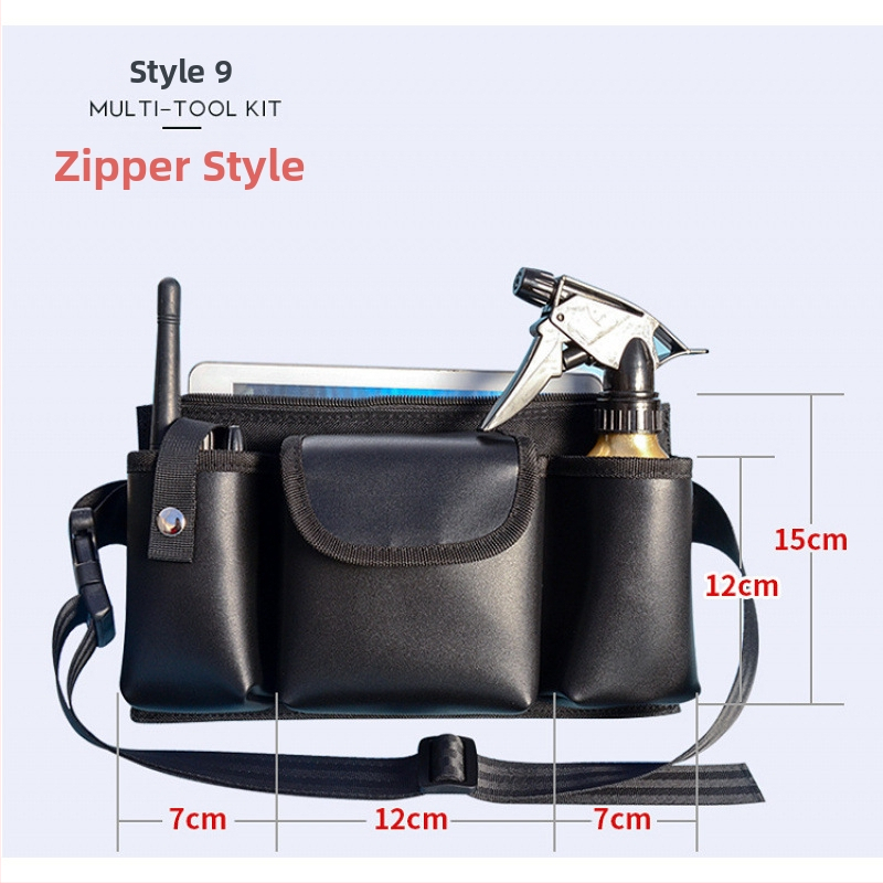 Sportska torbica za pojas — Višenamjenska kožna torba za pojas s prostorom za mobitel i radio; za muškarce; proljeće 2024; ledeni sportovi