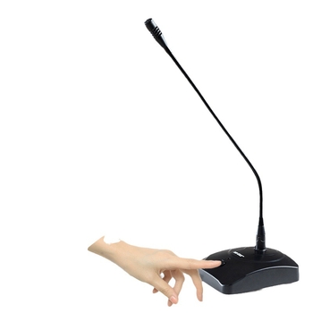 Žični konferencijski mikrofon s fleksibilnim vratom za računalo i karaoke, s promjenjivom usmjerenošću, frekvencijski odziv 100 Hz–20 kHz, SNR ≥ 70 dB