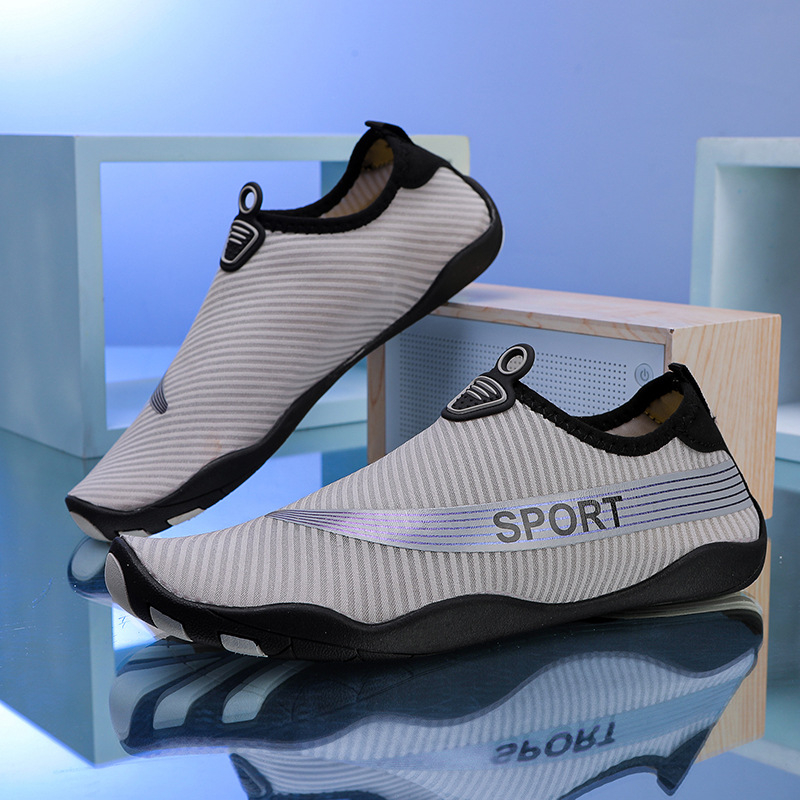 Παπούτσια για πεζοπορία σε ποτάμια, επάνω μέρος από δίχτυ, EVA μεσαία σόλα, εξωτερική σόλα από φυσικό καουτσούκ, χαμηλό ύψος