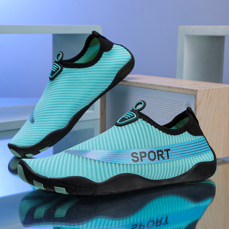 Παπούτσια για πεζοπορία σε ποτάμια, επάνω μέρος από δίχτυ, EVA μεσαία σόλα, εξωτερική σόλα από φυσικό καουτσούκ, χαμηλό ύψος