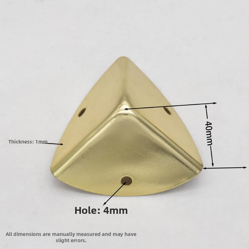 Προστατευτικό γωνίας από λαμαρίνα σιδήρου, ανθεκτικό στη φθορά, αξεσουάρ αποσκευών, Shangyi, άνοιξη 2024