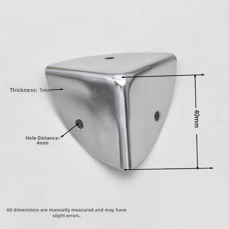 Προστατευτικό γωνίας από λαμαρίνα σιδήρου, ανθεκτικό στη φθορά, αξεσουάρ αποσκευών, Shangyi, άνοιξη 2024