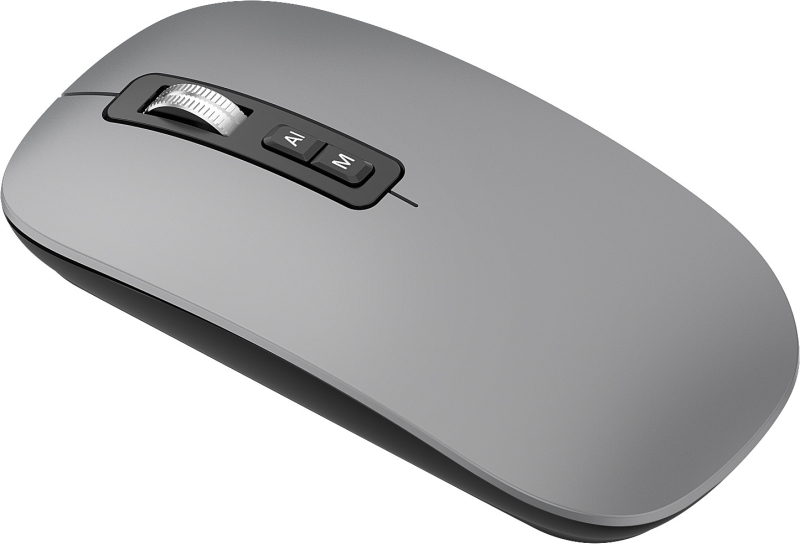 Οπτικό ποντίκι με 2400 DPI, ενσύρματο USB και ασύρματη σύνδεση 2,4 GHz, επαναφορτιζόμενο, εργονομικό