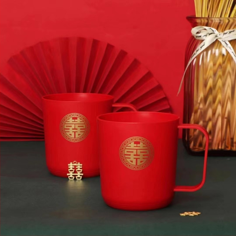 Plastični set svadbenih potrepština | Blessed and blessed, pakiranje u OPP vrećici, za vjenčanje