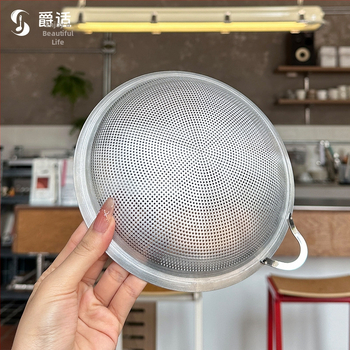 316L rozsdamentes acél — fin hálószita olaj lecsöpögtetésére és liszt átszitálására — Márka Jueshi; Anyag: rozsdamentes acél; Stílus: modern egyszerűség; Feldolgozás és személyre szabás: elérhető