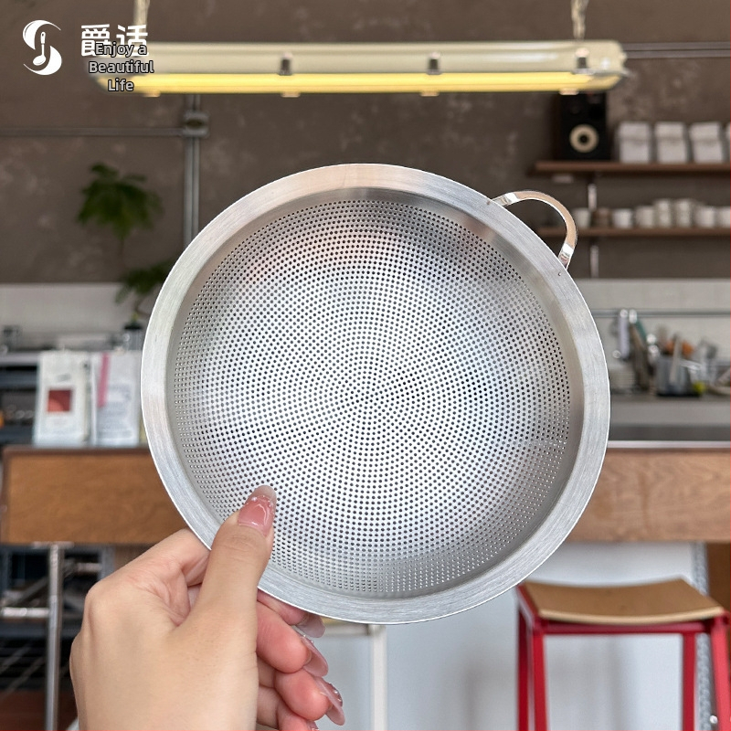 316L rozsdamentes acél — fin hálószita olaj lecsöpögtetésére és liszt átszitálására — Márka Jueshi; Anyag: rozsdamentes acél; Stílus: modern egyszerűség; Feldolgozás és személyre szabás: elérhető