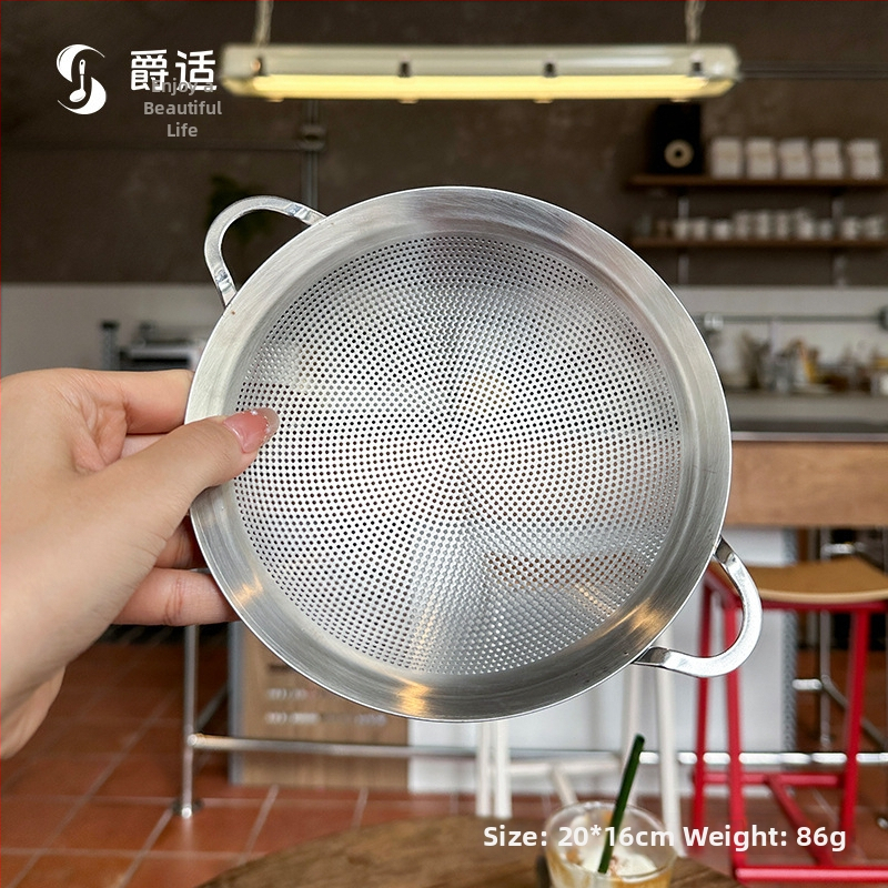 316L rozsdamentes acél — fin hálószita olaj lecsöpögtetésére és liszt átszitálására — Márka Jueshi; Anyag: rozsdamentes acél; Stílus: modern egyszerűség; Feldolgozás és személyre szabás: elérhető