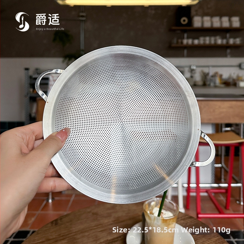 316L rozsdamentes acél — fin hálószita olaj lecsöpögtetésére és liszt átszitálására — Márka Jueshi; Anyag: rozsdamentes acél; Stílus: modern egyszerűség; Feldolgozás és személyre szabás: elérhető