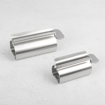 Изстисквачка за паста за зъби от 304 неръждаема стомана, монтирана на стена без пробиване, държач за четки за зъби