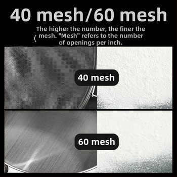 Sitno sito za brašno od 304 nehrđajućeg čelika, ručno, ultrafino sito