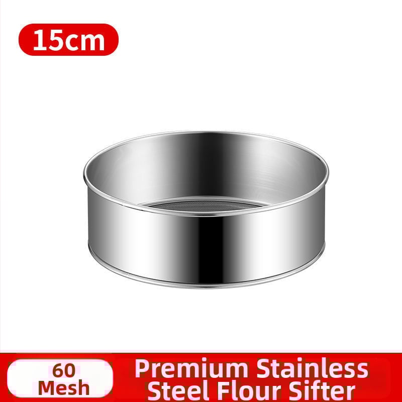 Sitno sito za brašno od 304 nehrđajućeg čelika, ručno, ultrafino sito