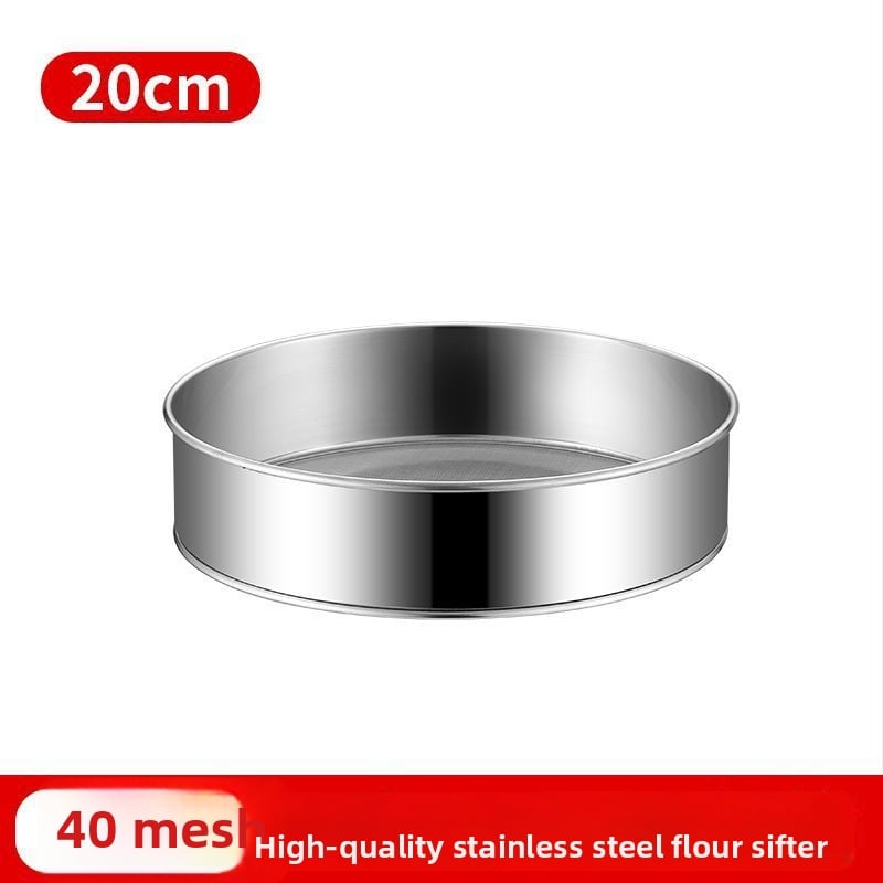 Sitno sito za brašno od 304 nehrđajućeg čelika, ručno, ultrafino sito