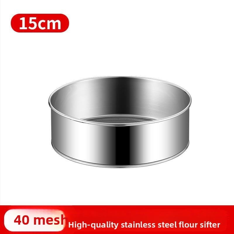 Sitno sito za brašno od 304 nehrđajućeg čelika, ručno, ultrafino sito